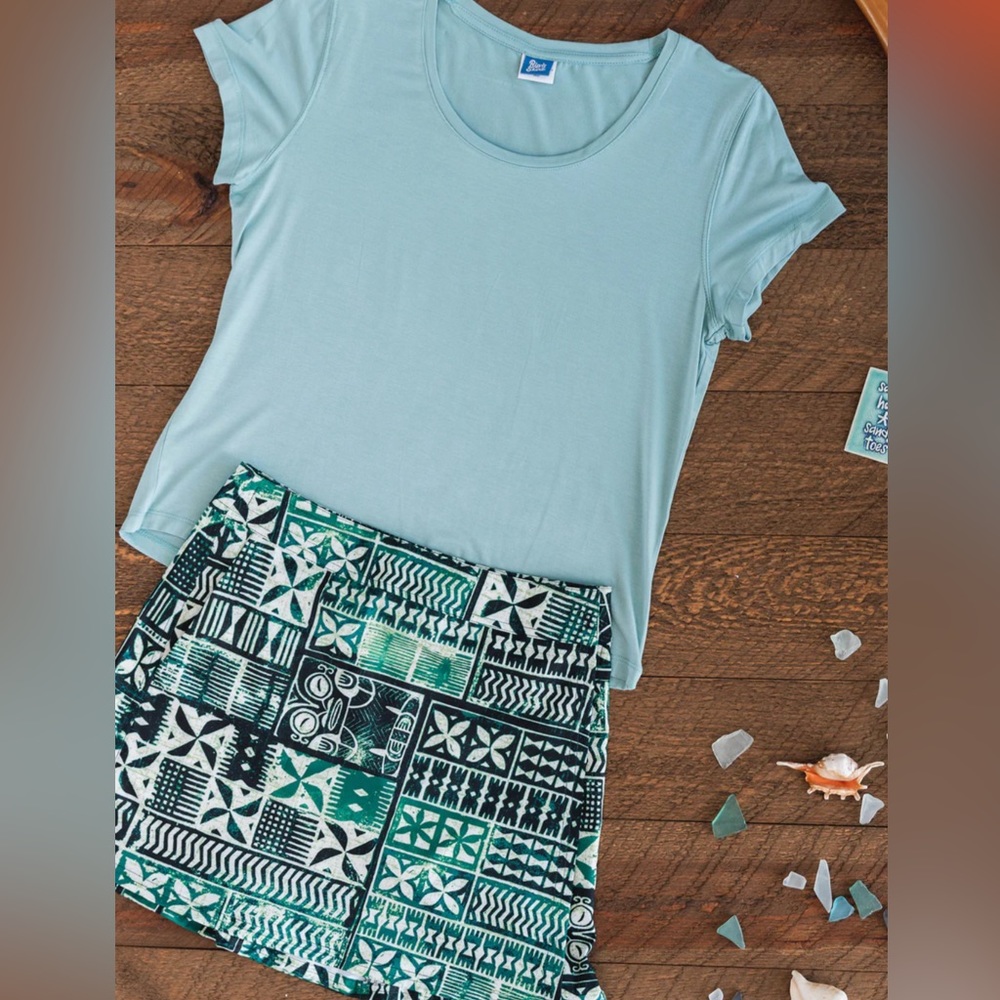RipSkirt Hawaii Emerald Teaberry Wrap Skirt - Picture 3 of 14